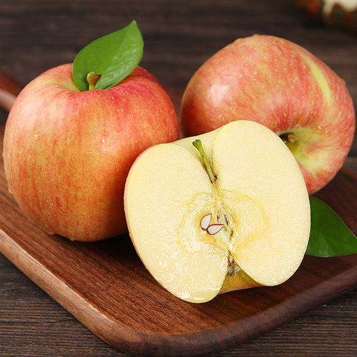 现摘苹果水果10斤(净重9斤)包邮应季新鲜水果整箱批发5陕西红富士24.8